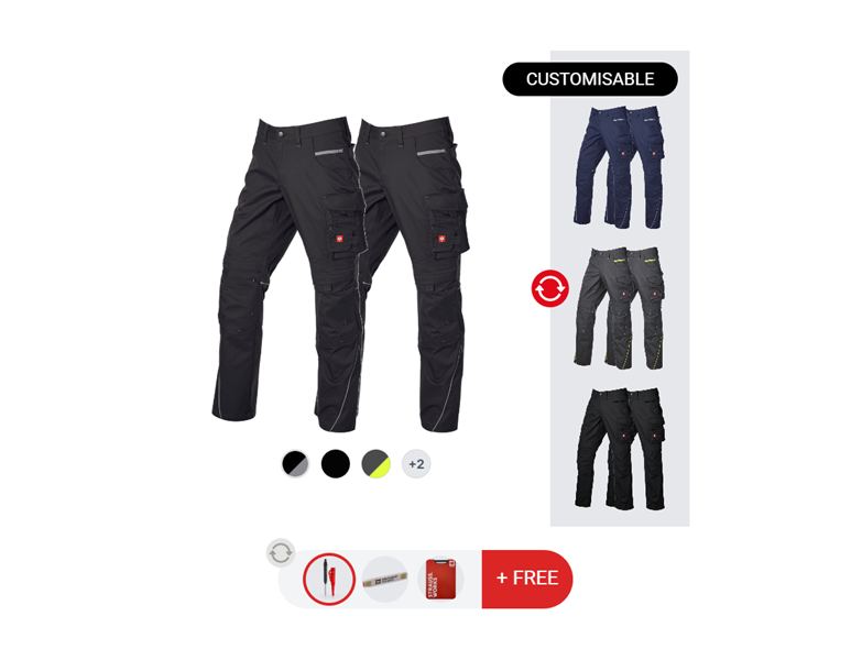 MEN’S SET: 2x Trousers e.s.line.core