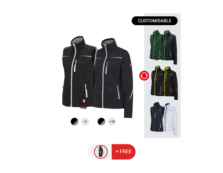 LADIES’ SET:Softsh.jacket+bodywarm. e.s.motion2020