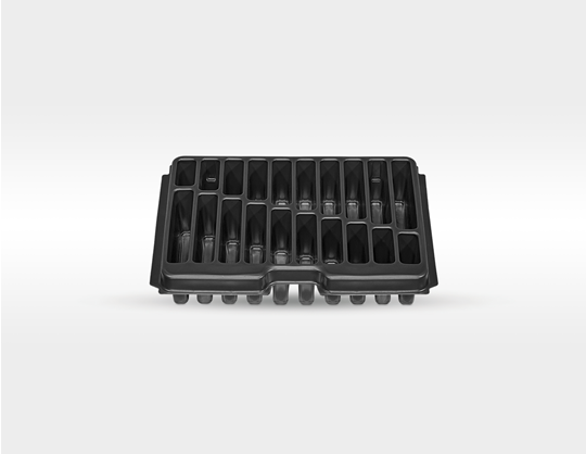 Ansicht 1, STRAUSSbox 118 midi tool insert, 20-Fächer
