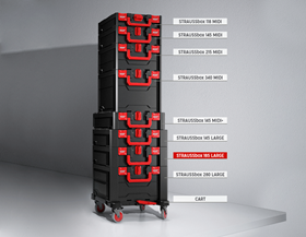 Ansicht, STRAUSSbox mini, schwarz/rot