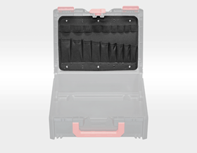 Ansicht, STRAUSSbox 125 small inkl. Trennstege, transparent