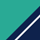 Colour icon lagoon / navy / white