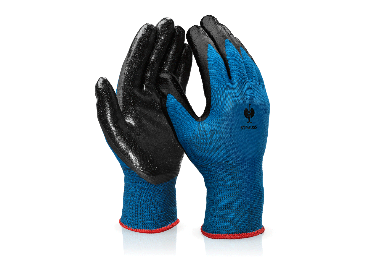 Coated: Neoprene micro gloves, back partially coated
