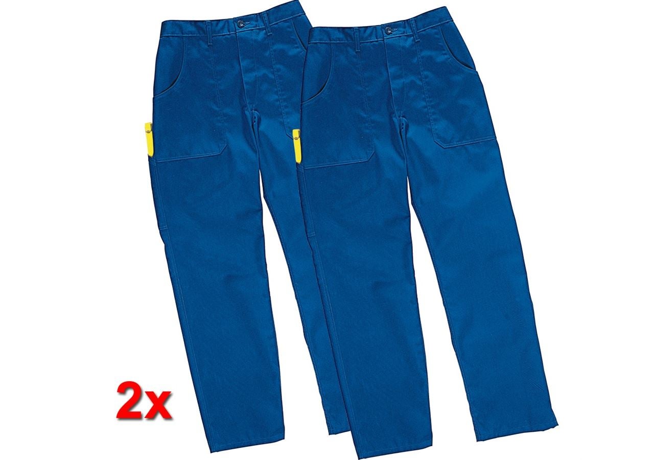 Arbeitshosen: Bundhose Economy, 2er Pack + kornblau