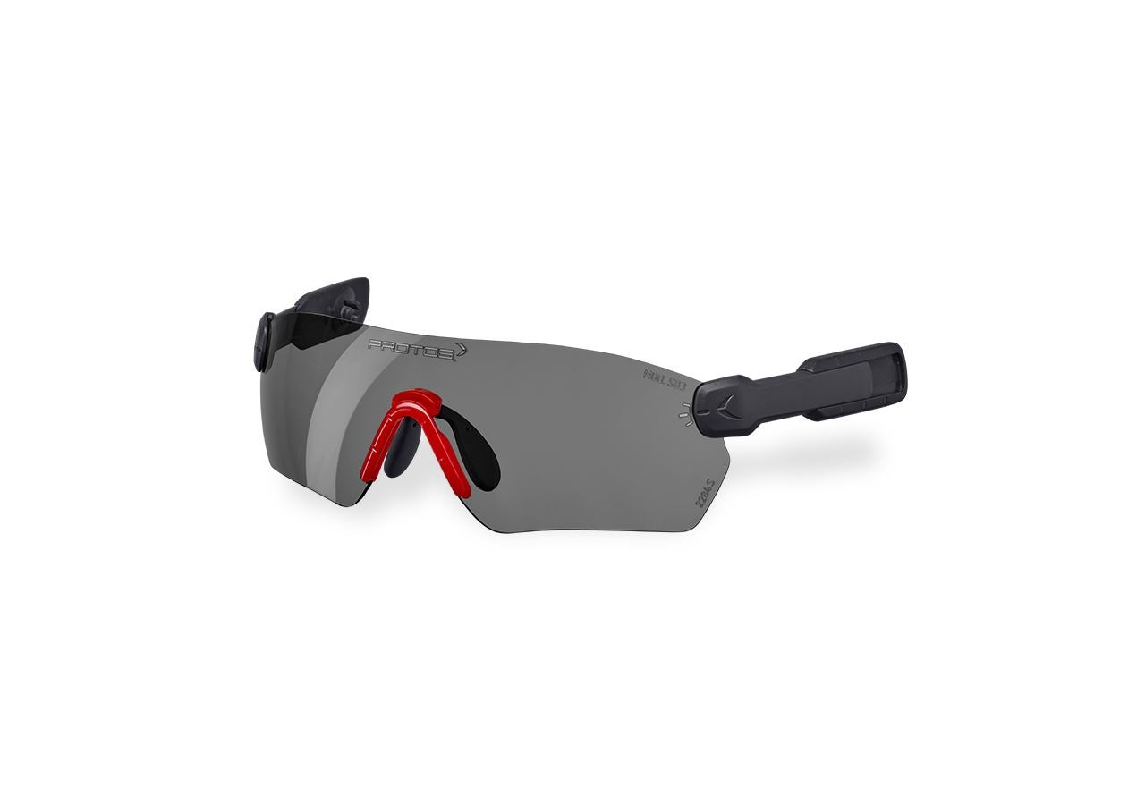 Kopfschutz Zubehör: e.s. Schutzbrille  Protos® Integral + grau verspiegelt