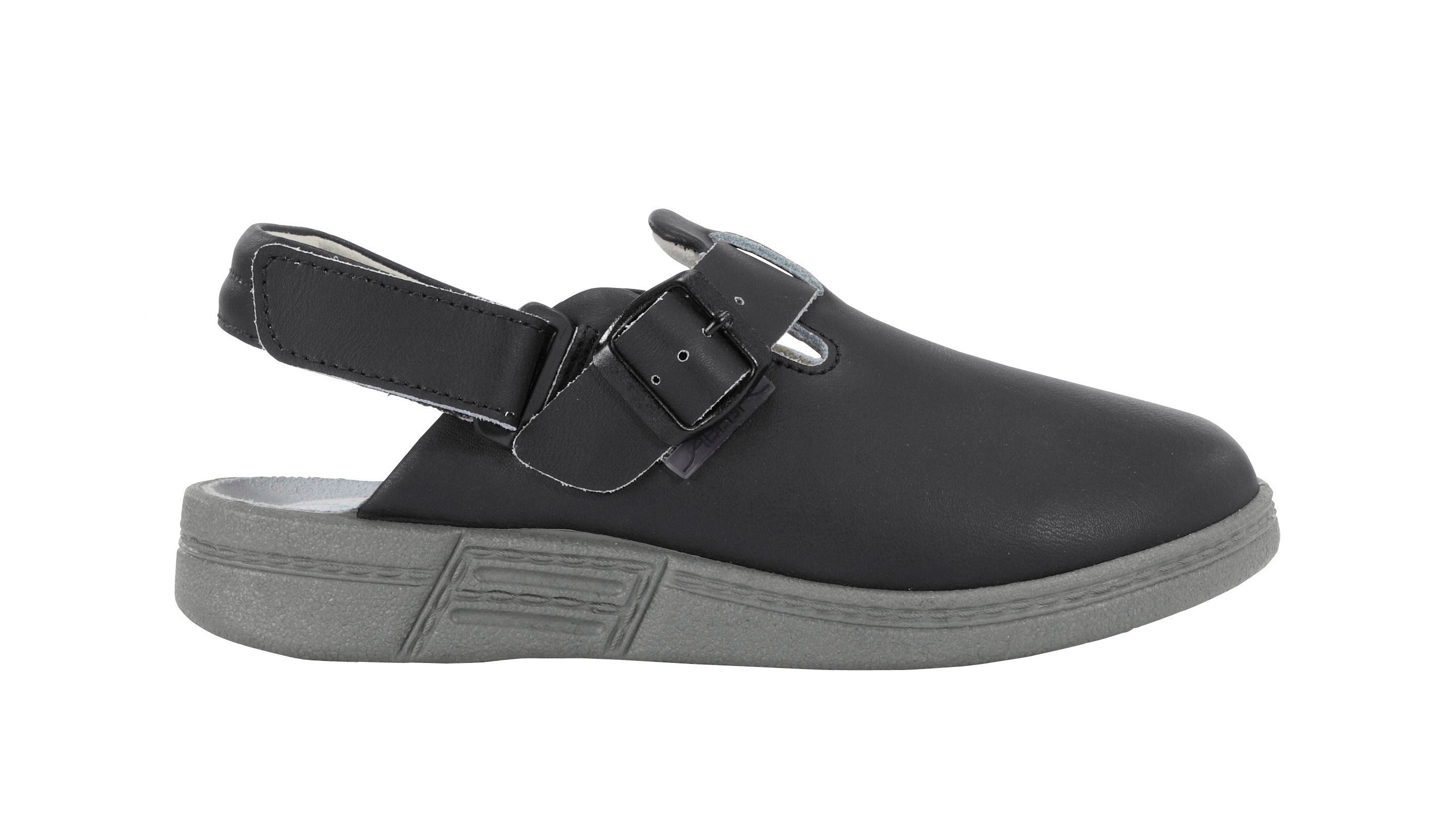 Medical: ABEBA OB Pantolette Caracas + schwarz