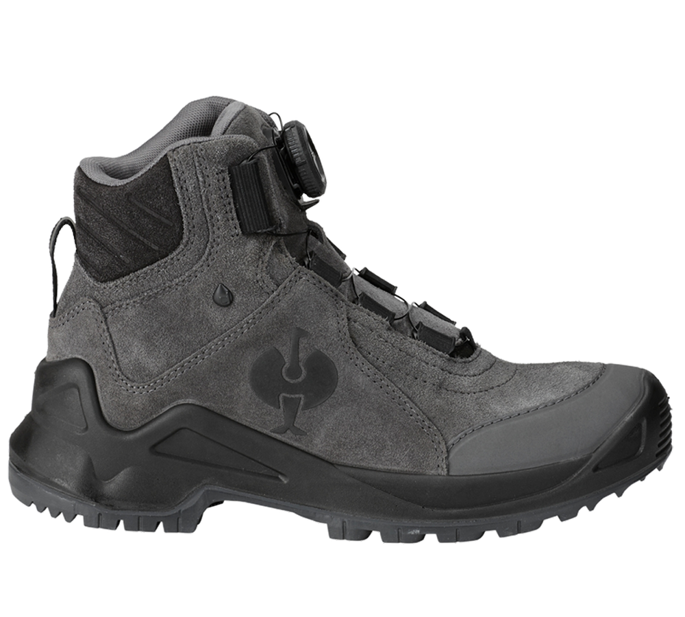 O2: O2 Work shoes e.s. Apate II mid + anthracite/black