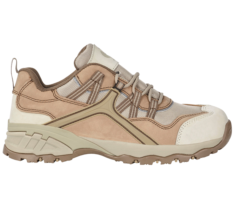 Safety Trainers: e.s. S1 Sicherheitshalbschuhe Pallas low + torf/lehm
