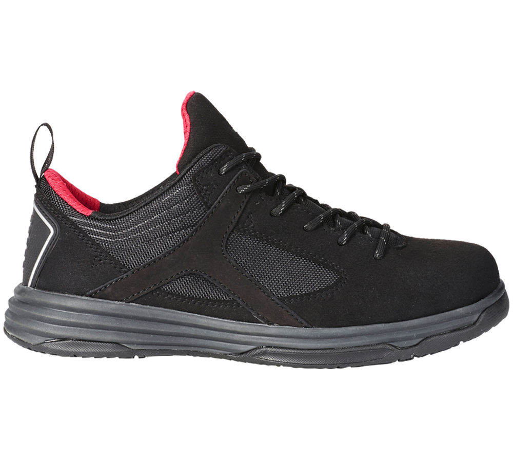 Safety Trainers: e.s. S1 Sicherheitshalbschuhe Polana low + schwarz