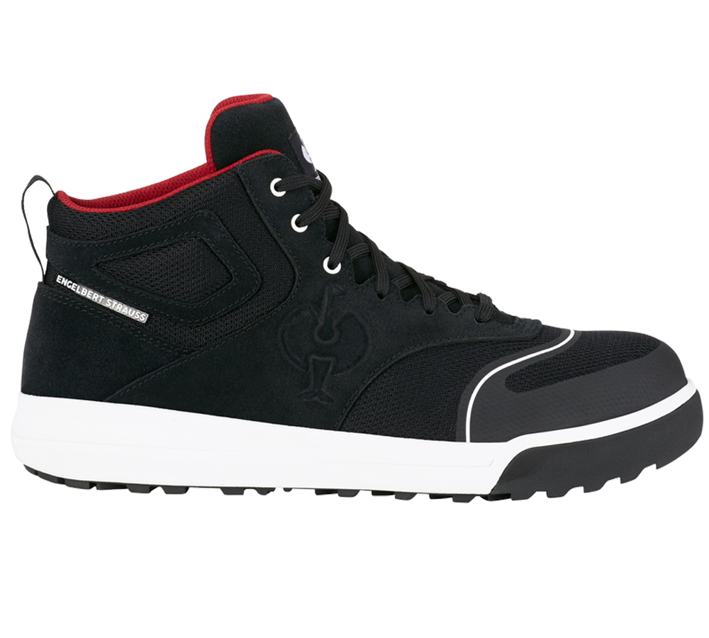 S1: S1 Safety boots e.s. Vasegus II mid + black/white