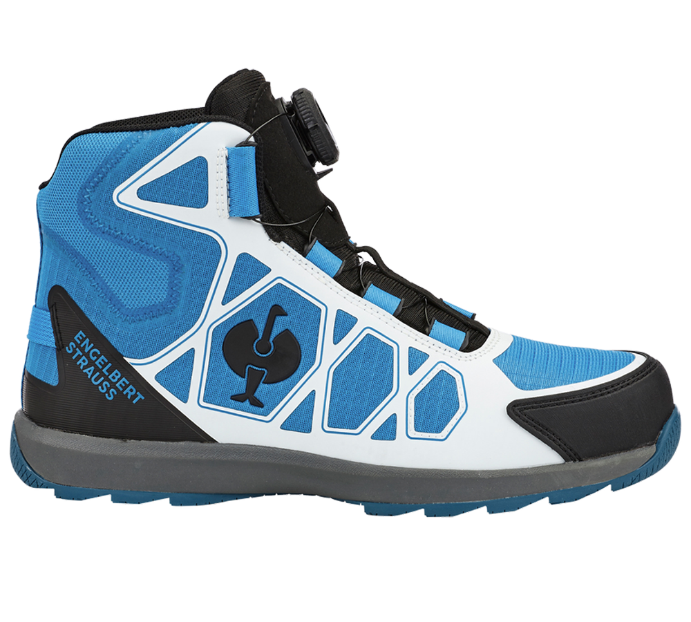 S1P: S1P Safety boots e.s. Baham II mid + royalblue/black