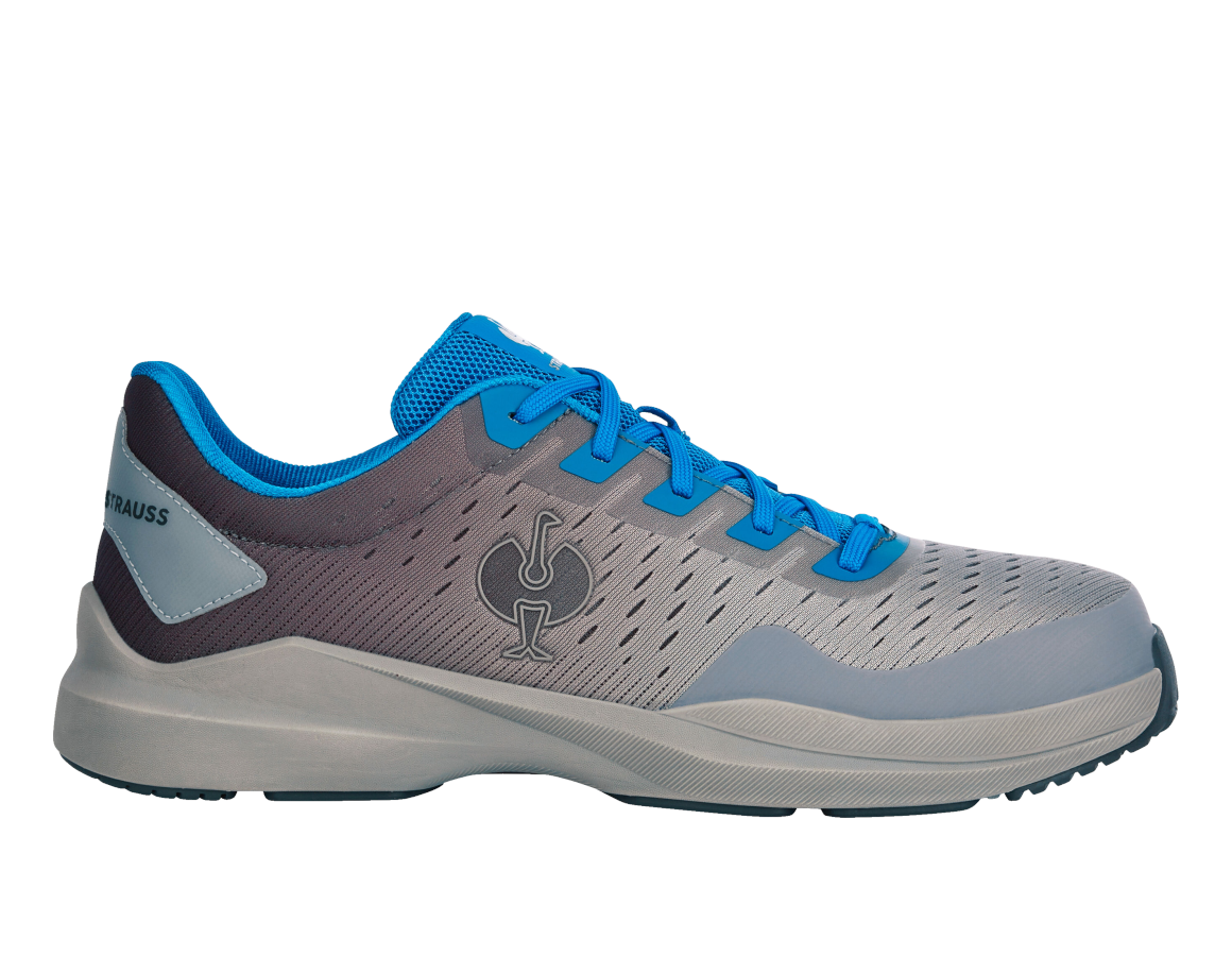 Medical | Healthcare: S1 Safety shoes e.s. Padua low + platinum/gentianblue