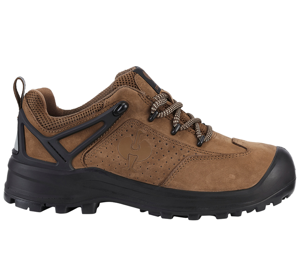 Safety Trainers: S3 Sicherheitshalbschuhe e.s. Kasanka low + braun