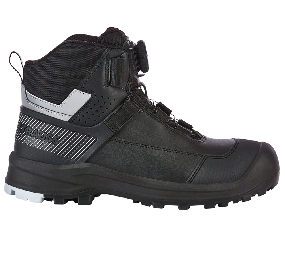 S3: S3 Sicherheitsschuhe e.s. Sawato mid + schwarz/silber