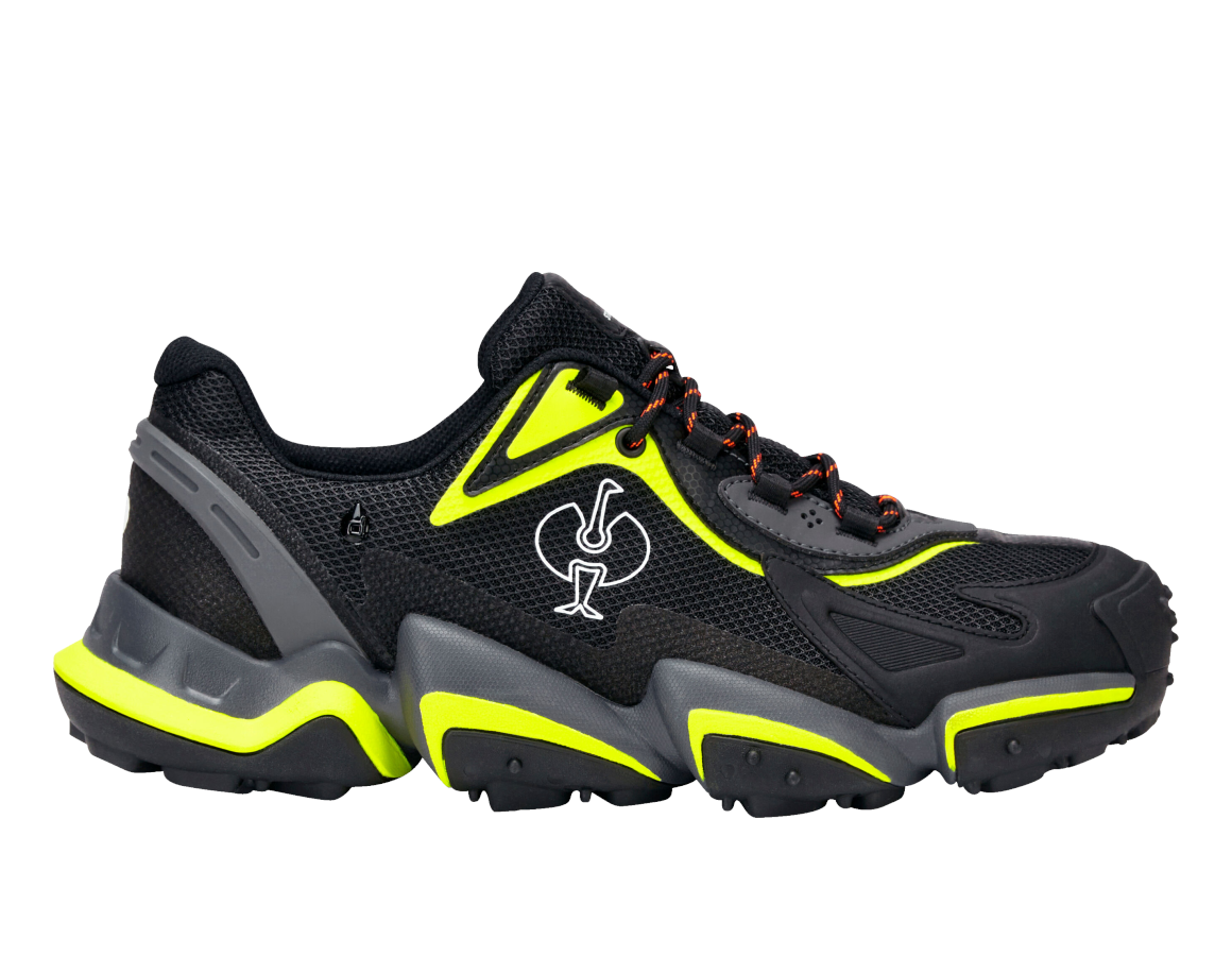 S7: S7S Safety shoes e.s. Peoria low + black/high-vis yellow