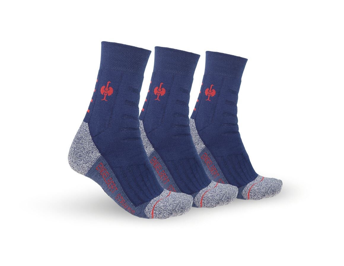 Winter accessories: e.s. Allround socks function x-warm/high + navy