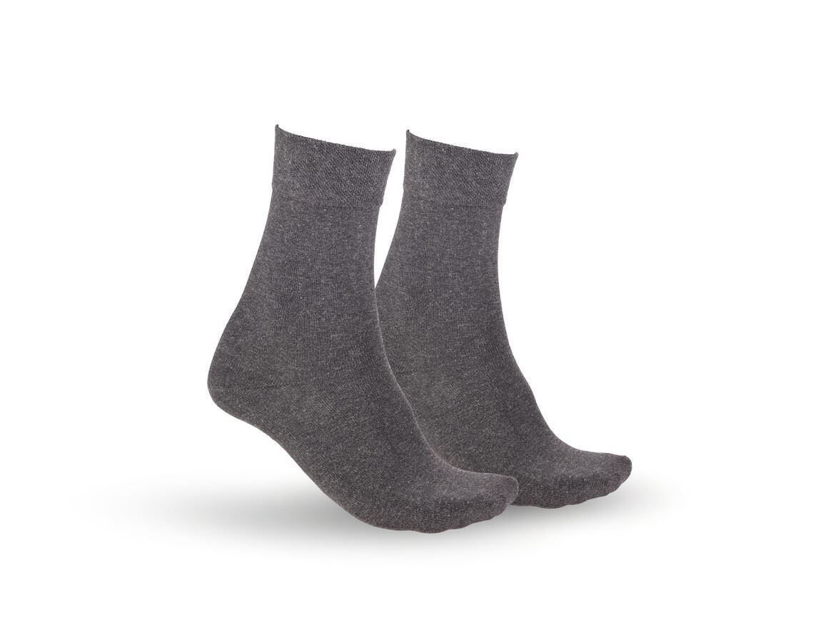 Socken | Strümpfe: e.s. Business Socken classic light/high, 2er Pack + anthrazit