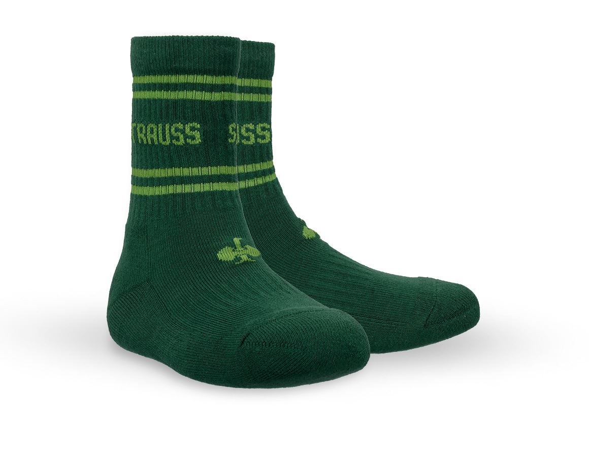 Socks: e.s. Allround socks Classic light/high, children's + green/seagreen