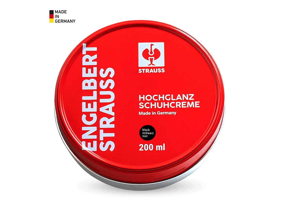 Schuhpflege: e.s. Hochglanz Schuhcreme + schwarz