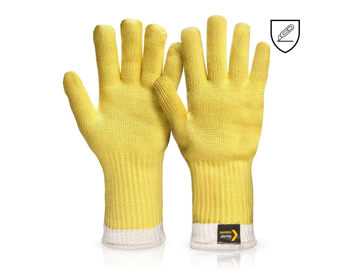 Textile: Aramide knitted gloves Fireblade
