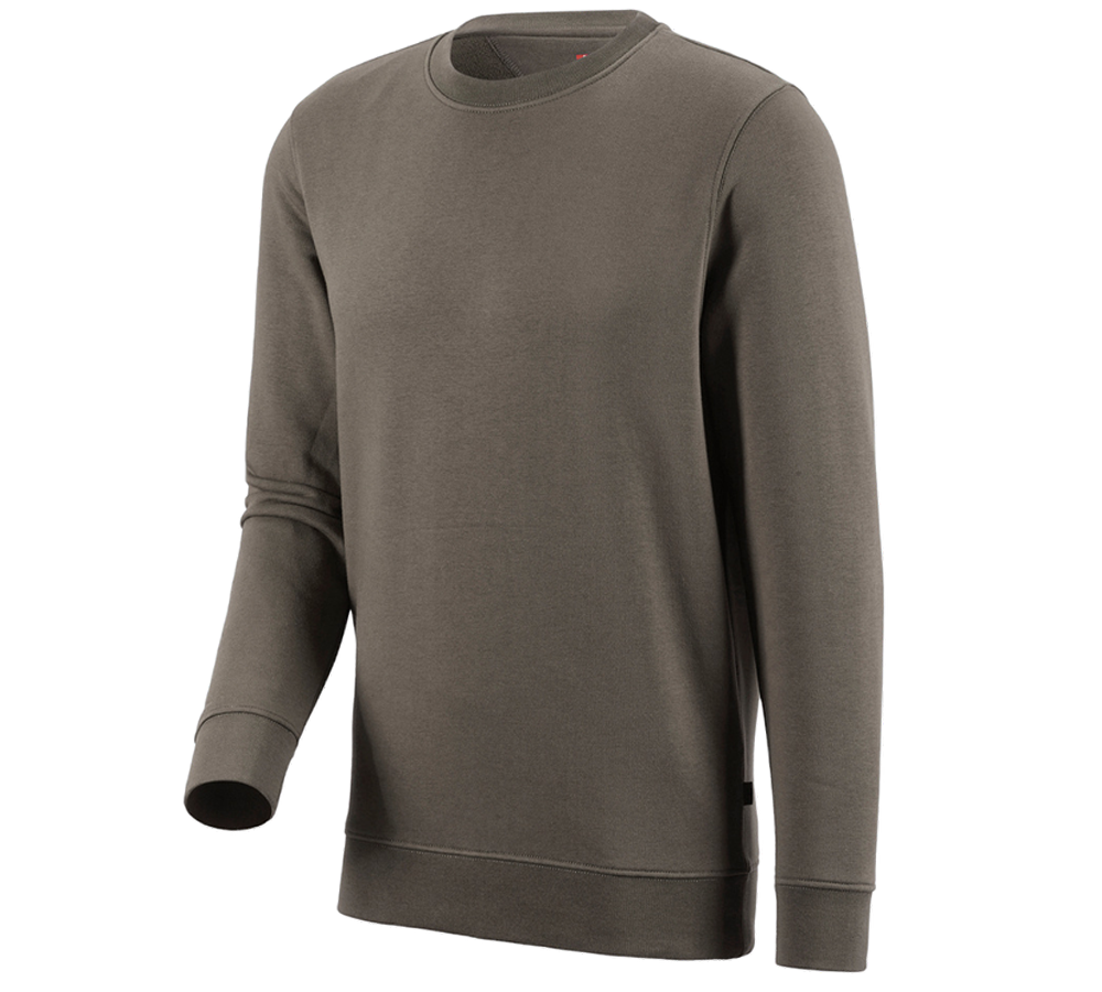 Baumaschinenführer: e.s. Sweatshirt poly cotton + stein