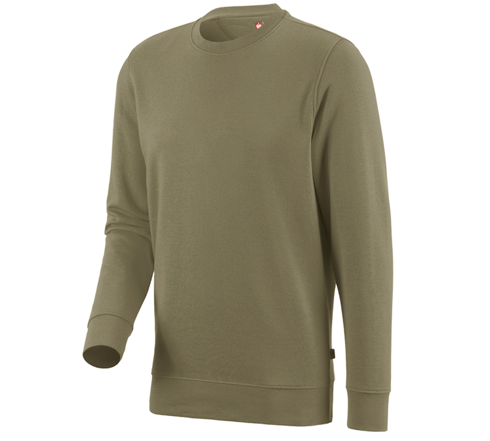 Baumaschinenführer: e.s. Sweatshirt poly cotton + schilf