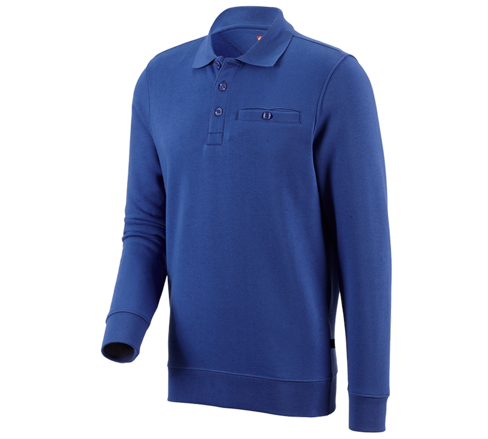 Shirts, Pullover & more: e.s. Sweatshirt poly cotton Pocket + royalblue