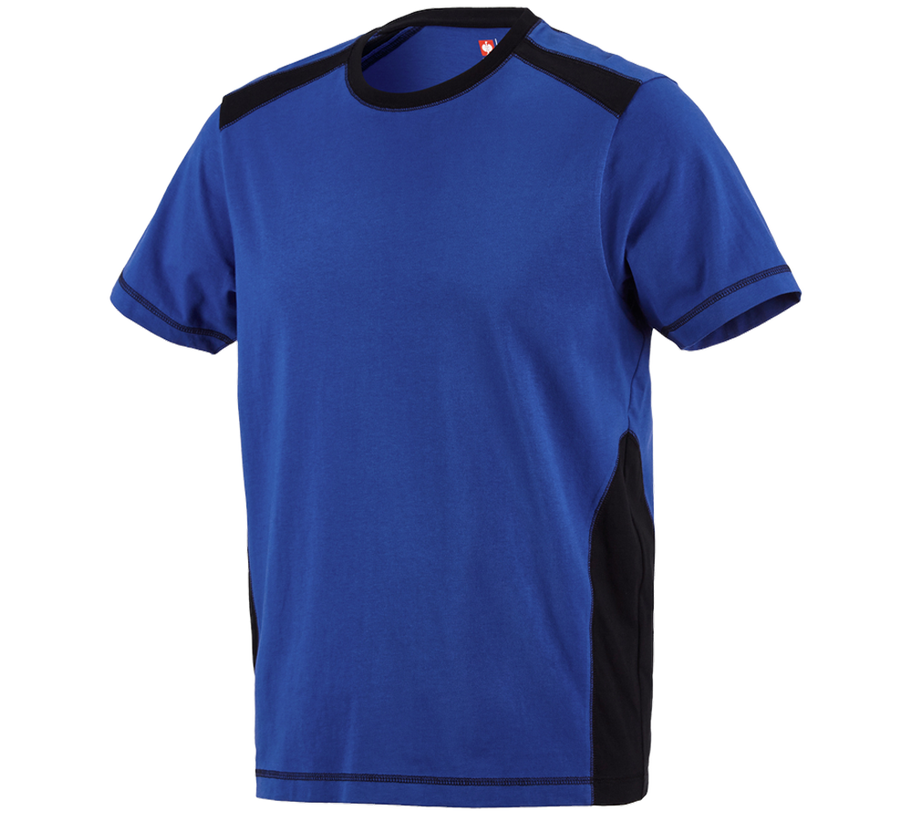 Shirts, Pullover & more: T-shirt cotton e.s.active + royalblue/black
