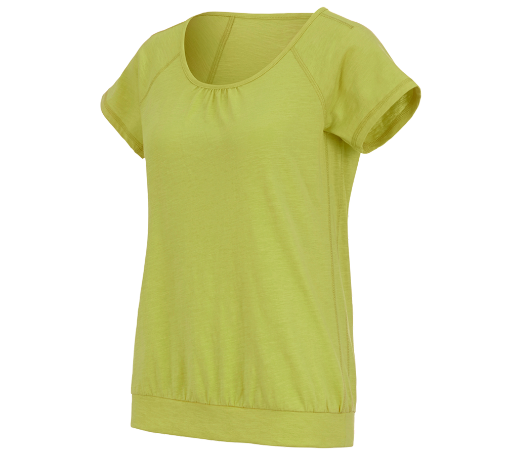 Topics: e.s. T-shirt cotton slub, ladies' + maygreen