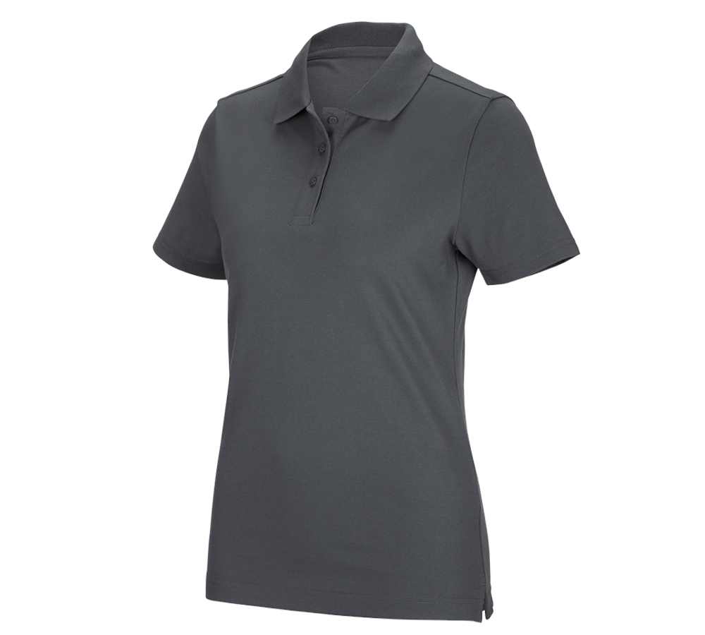 Topics: e.s. Functional polo shirt poly cotton, ladies' + anthracite