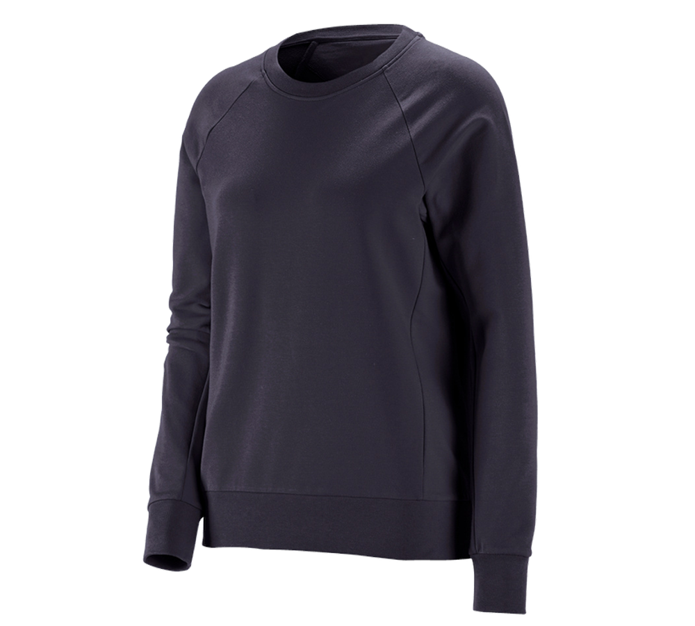 Shirts, Pullover & more: e.s. Sweatshirt cotton stretch, ladies' + navy