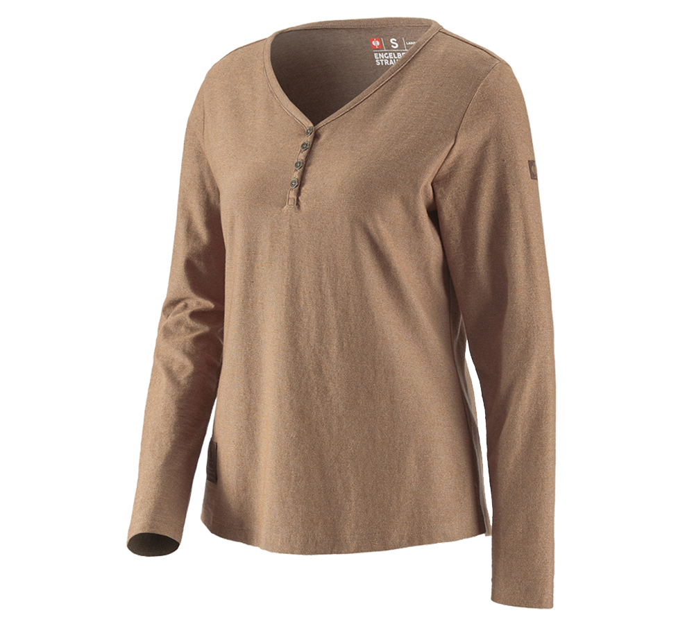 Shirts, Pullover & more: Longsleeve e.s.vintage, ladies' + sepia melange
