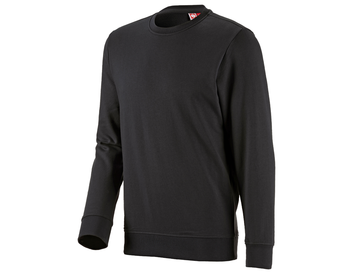 Shirts & Co.: Sweatshirt e.s.industry + schwarz