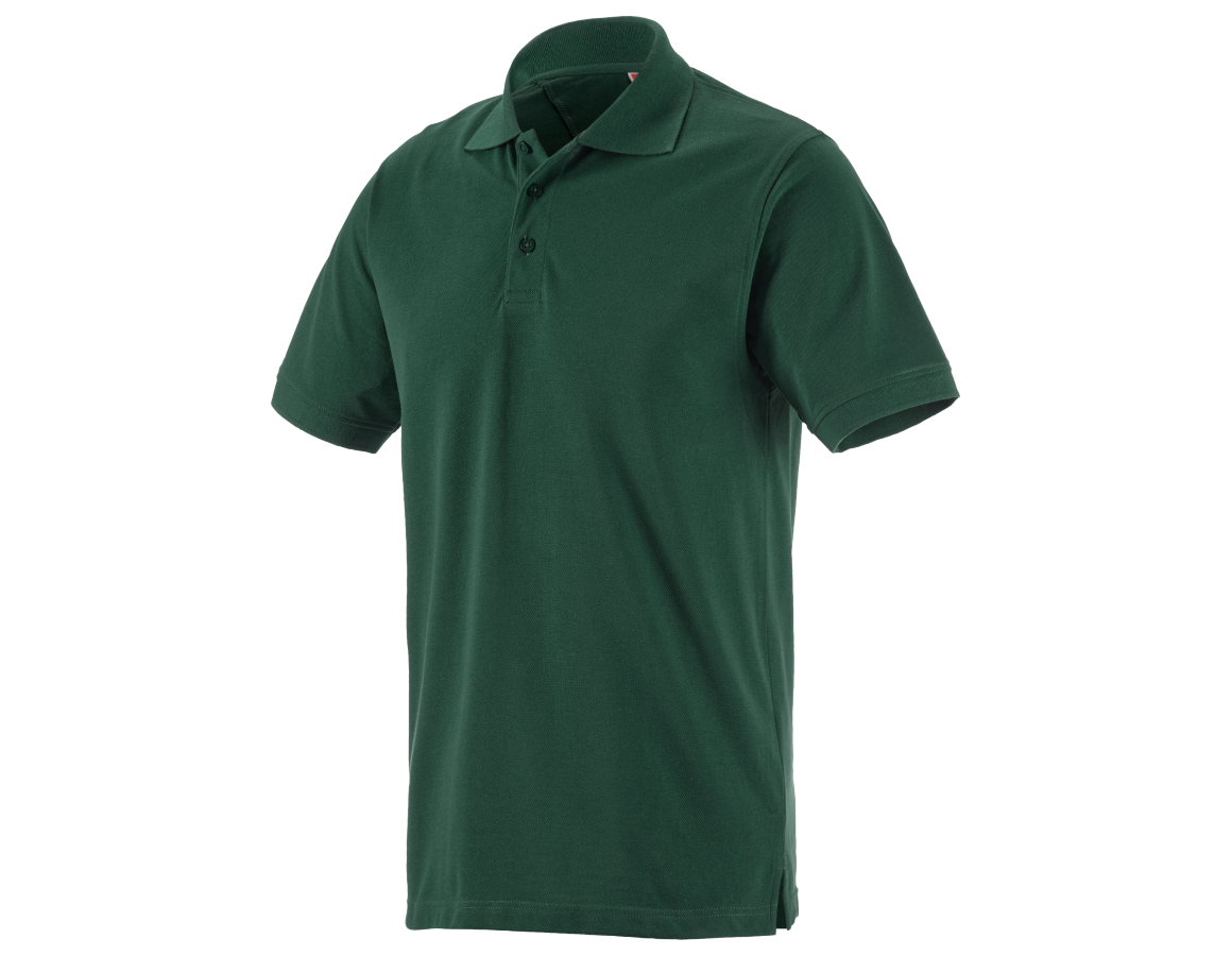 Shirts & Co.: Piqué-Polo e.s.industry + grün