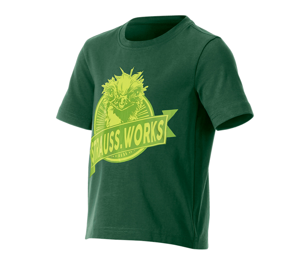 Shirts, Pullover & more: e.s. T-shirt strauss works, children's + green