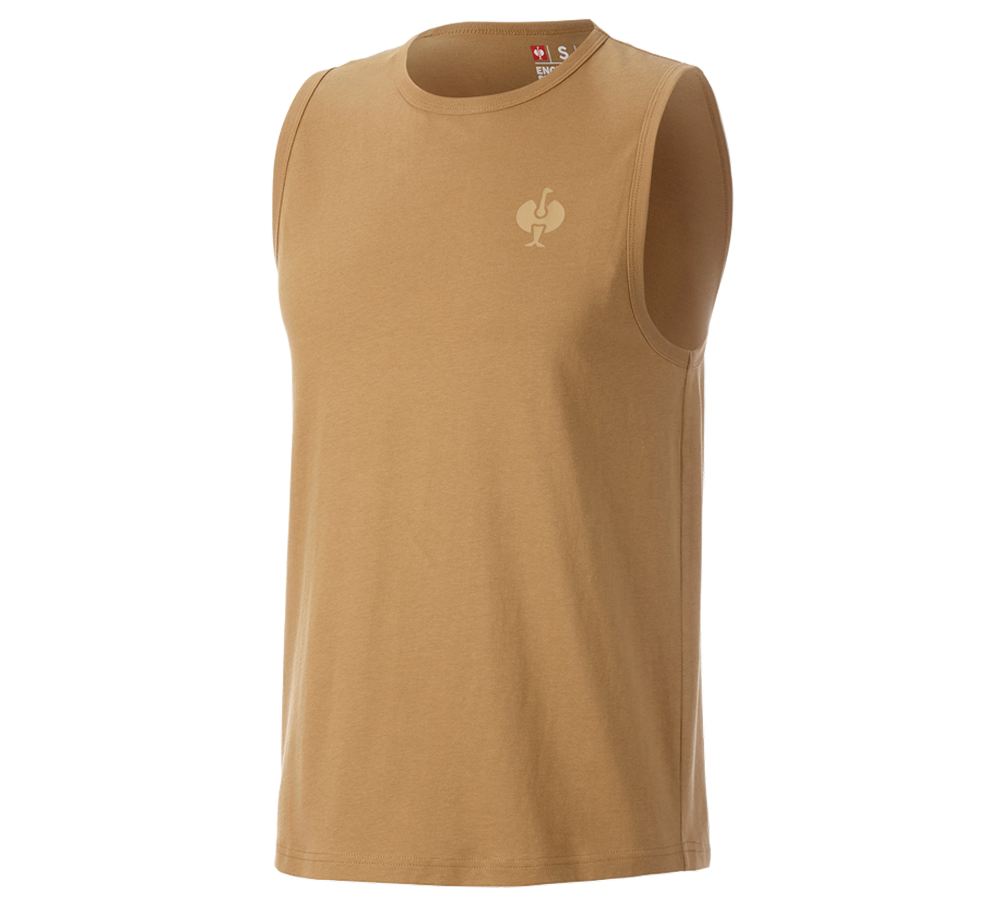 Themen: Athletik-Shirt e.s.iconic + mandelbraun