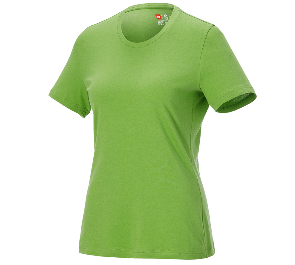 Shirts & Co.: e.s. T-Shirt cotton light, Damen + seegrün