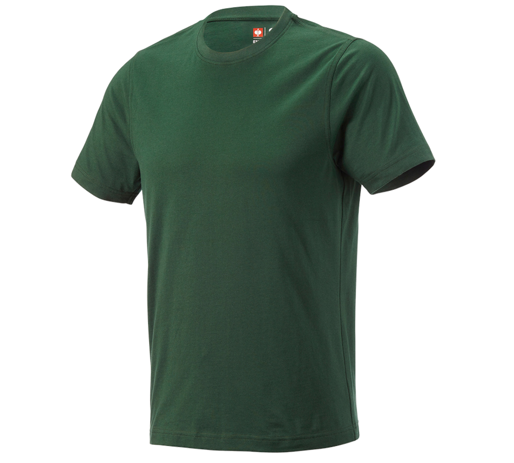 Themen: e.s. T-Shirt cotton, slim fit + grün