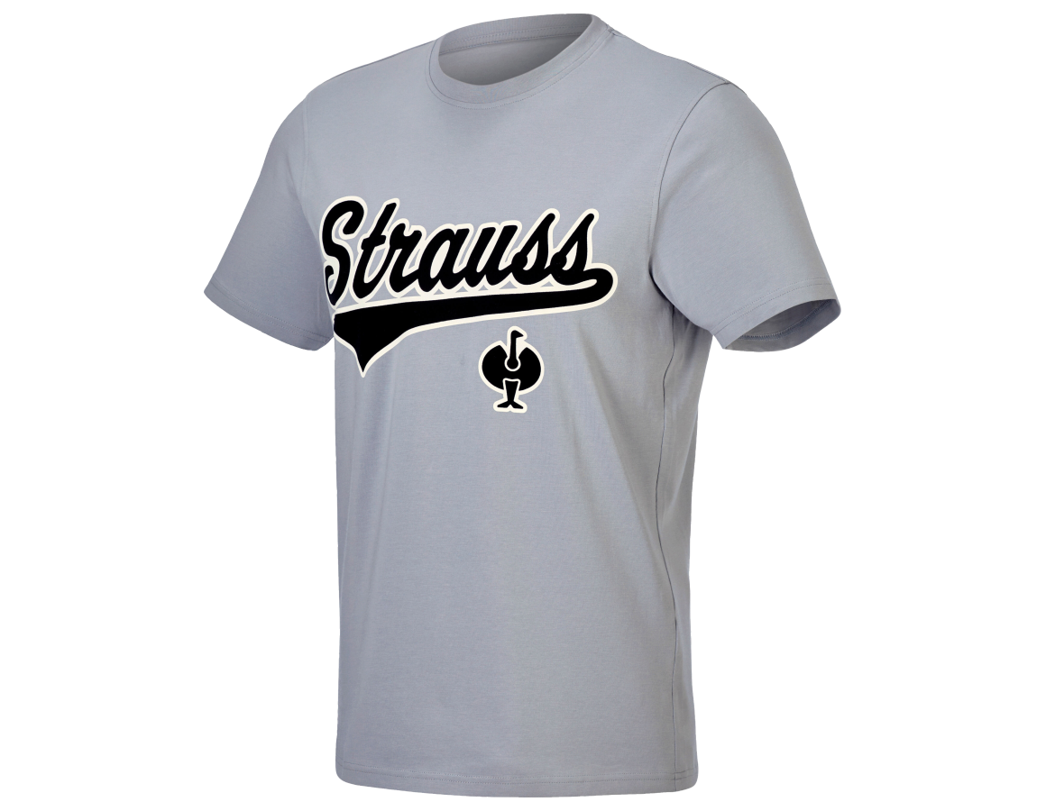 Shirts & Co.: T-Shirt e.s.e:pic + platin/schwarz