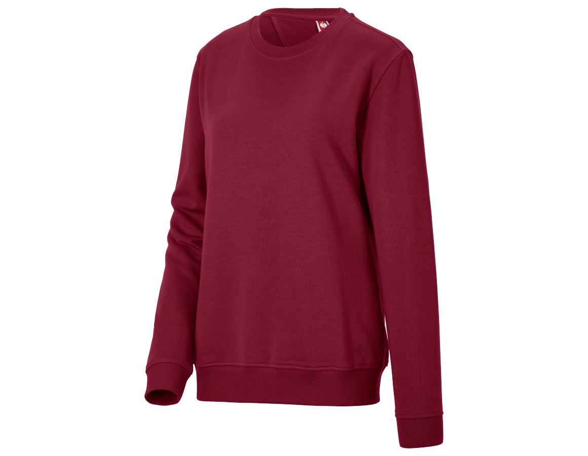 Shirts & Co.: Sweatshirt e.s.industry, Damen + bordeaux