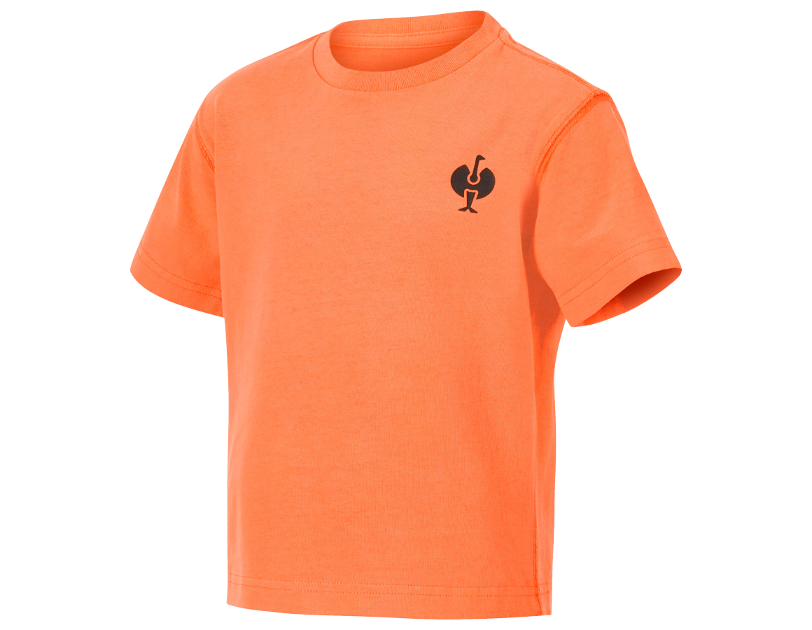 Shirts & Co.: e.s. T-Shirt neon, Kinder + neonorange vintage