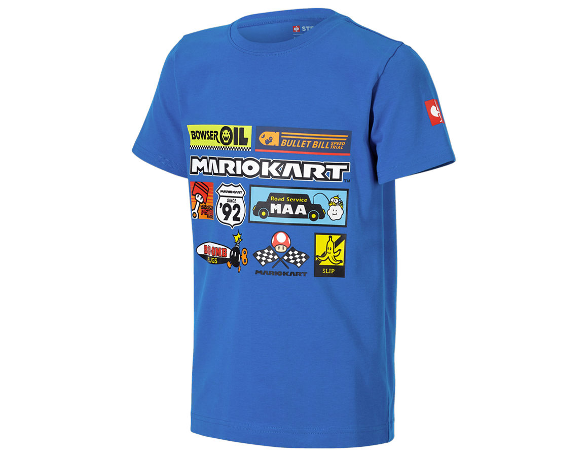 Collaborations: Mario Kart T-shirt, children's + aurorablue