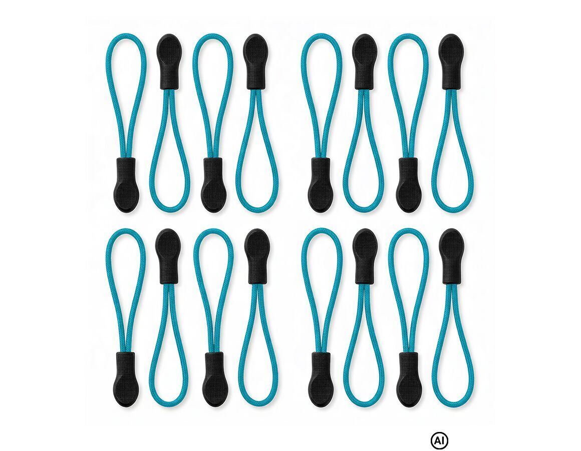 Accessoires: Zipper-Set + aqua