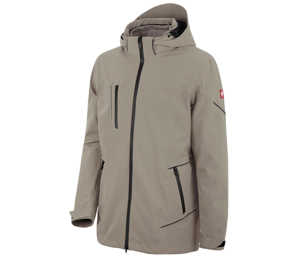 Winter jackets: 3 in 1 functional jacket e.s.vision, men's + terra