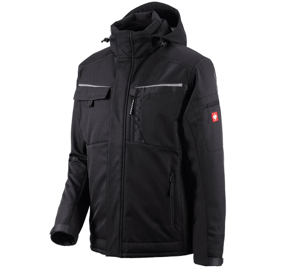 Arbeitsjacken: Softshelljacke e.s.motion + schwarz