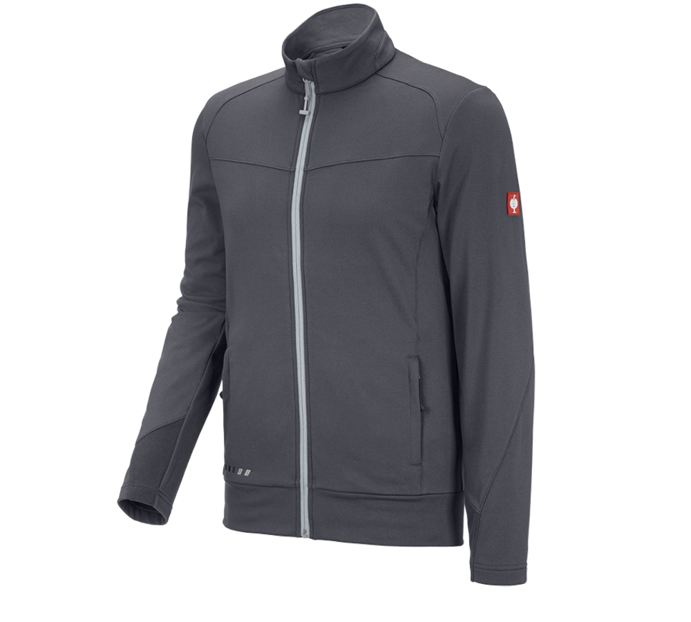 Themen: FIBERTWIN® clima-pro Jacke e.s.motion 2020 + anthrazit/platin
