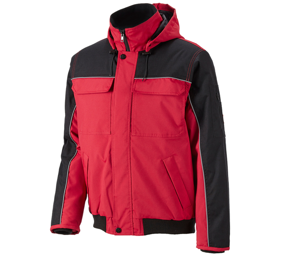 Arbeitsjacken: Pilotenjacke e.s.image + rot/schwarz