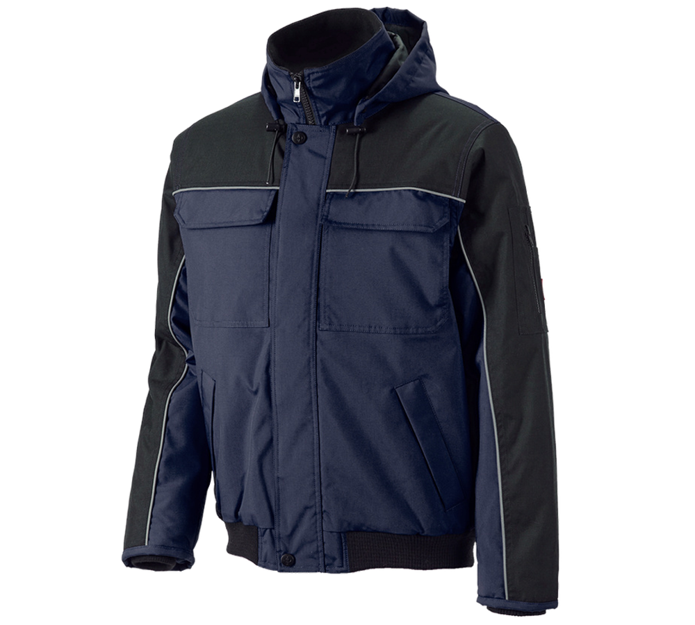 Maschinenbauer: Pilotenjacke e.s.image + dunkelblau/schwarz