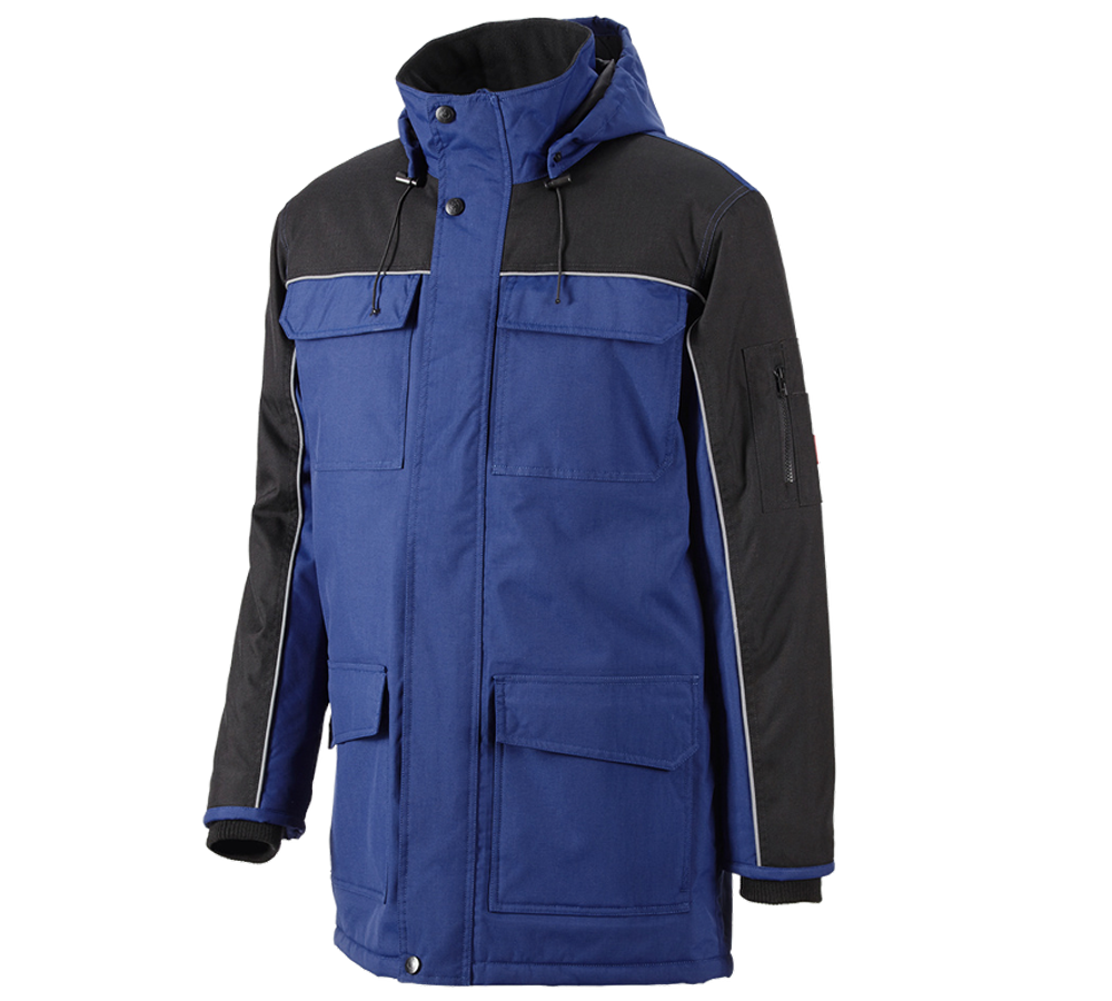 Winterjacken: Parka e.s.image + kornblau/schwarz
