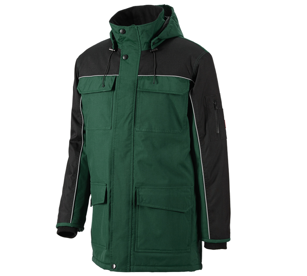 Arbeitsjacken: Parka e.s.image + grün/schwarz
